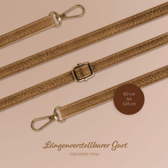 moex Handytasche zum Umhängen für Damen aus Leder – Classic Sling – Weiteres Produktbild 5 moex Handytasche zum Umhängen für Damen aus Leder – Classic Sling – Weiteres Produktbild 5