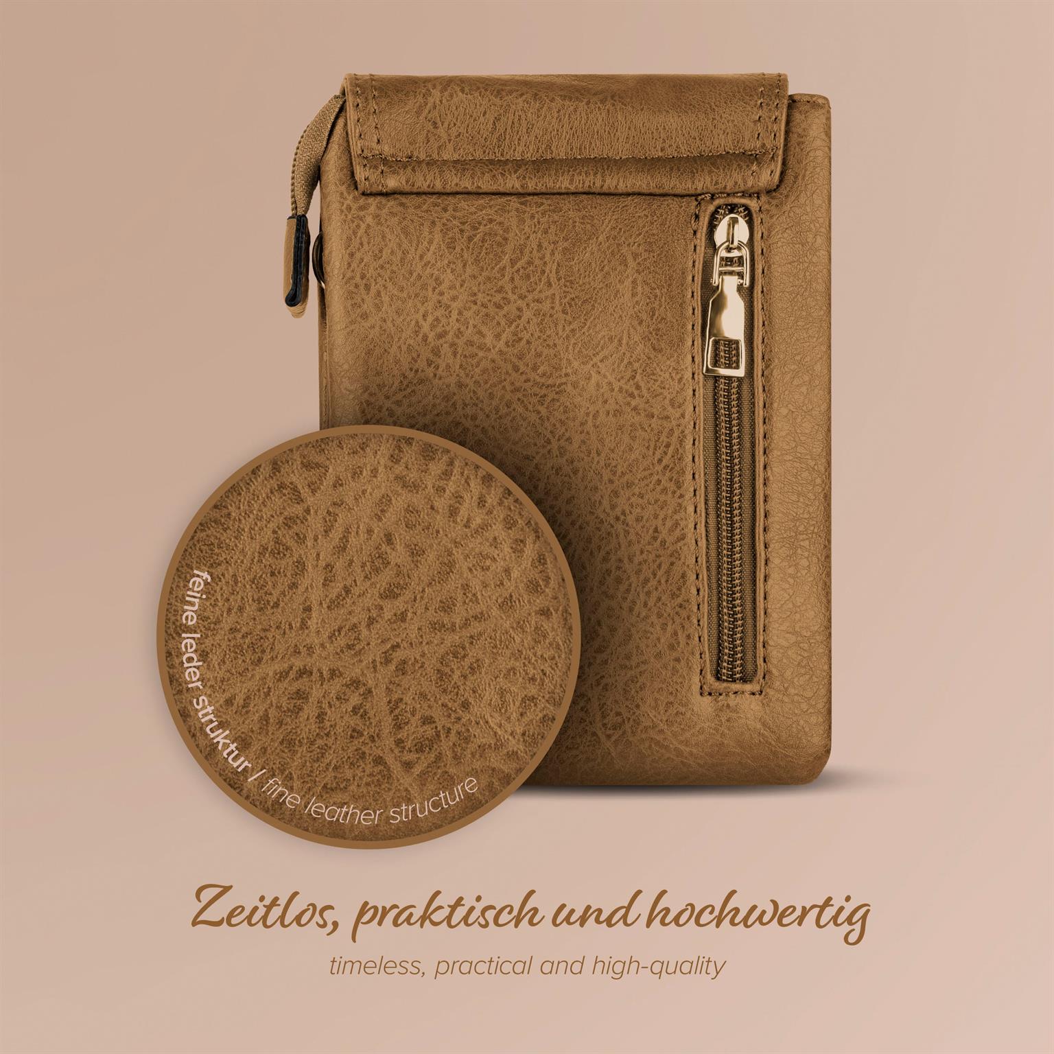 moex Handytasche zum Umhängen für Damen aus Leder – Classic Sling – Weiteres Produktbild 8 moex Handytasche zum Umhängen für Damen aus Leder – Classic Sling – Weiteres Produktbild 8