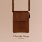 moex Handytasche zum Umhängen für Damen aus Leder – Classic Sling – Weiteres Produktbild 2