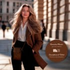 moex Handytasche zum Umhängen für Damen aus Leder – Classic Sling – Weiteres Produktbild 3