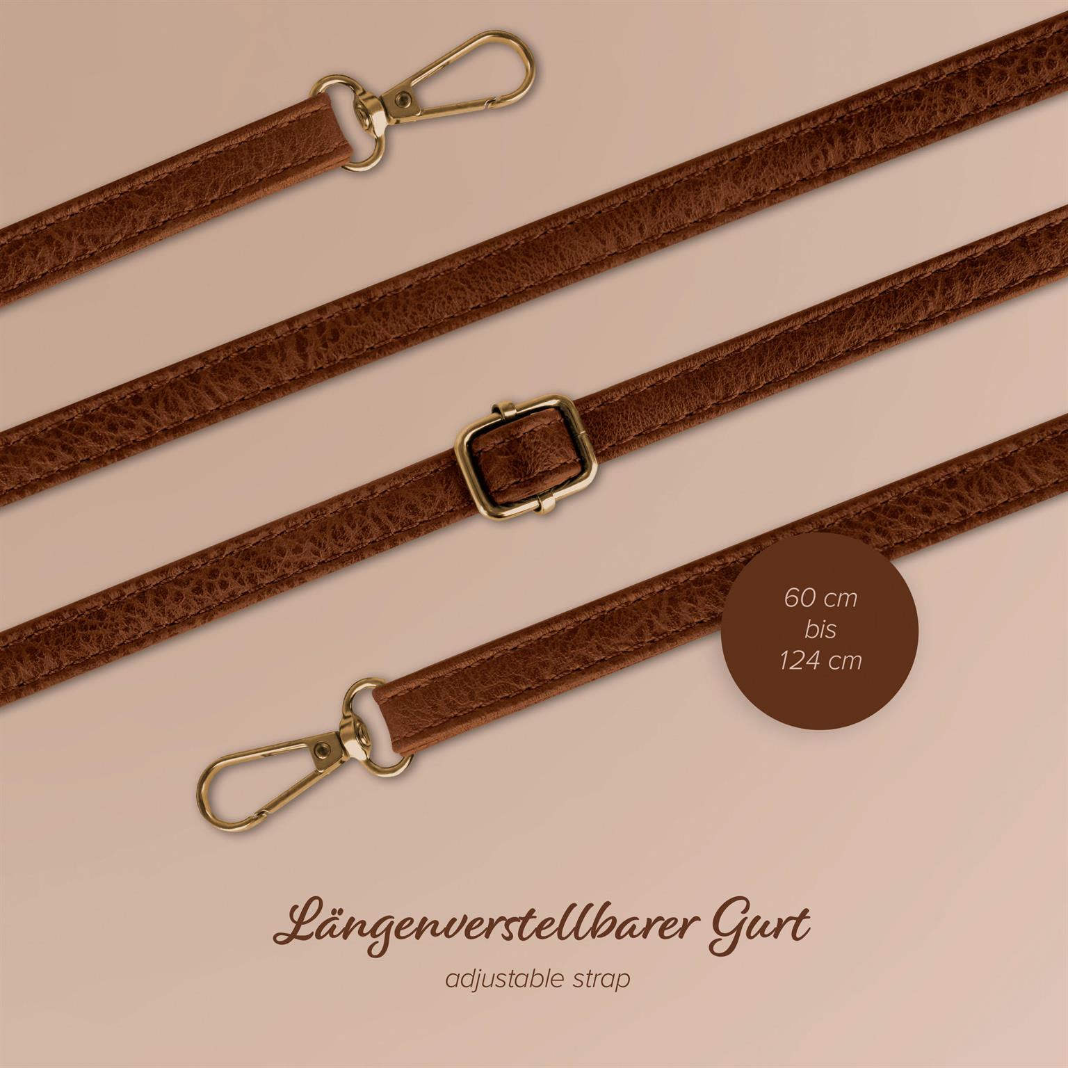 moex Handytasche zum Umhängen für Damen aus Leder – Classic Sling – Weiteres Produktbild 5 moex Handytasche zum Umhängen für Damen aus Leder – Classic Sling – Weiteres Produktbild 5