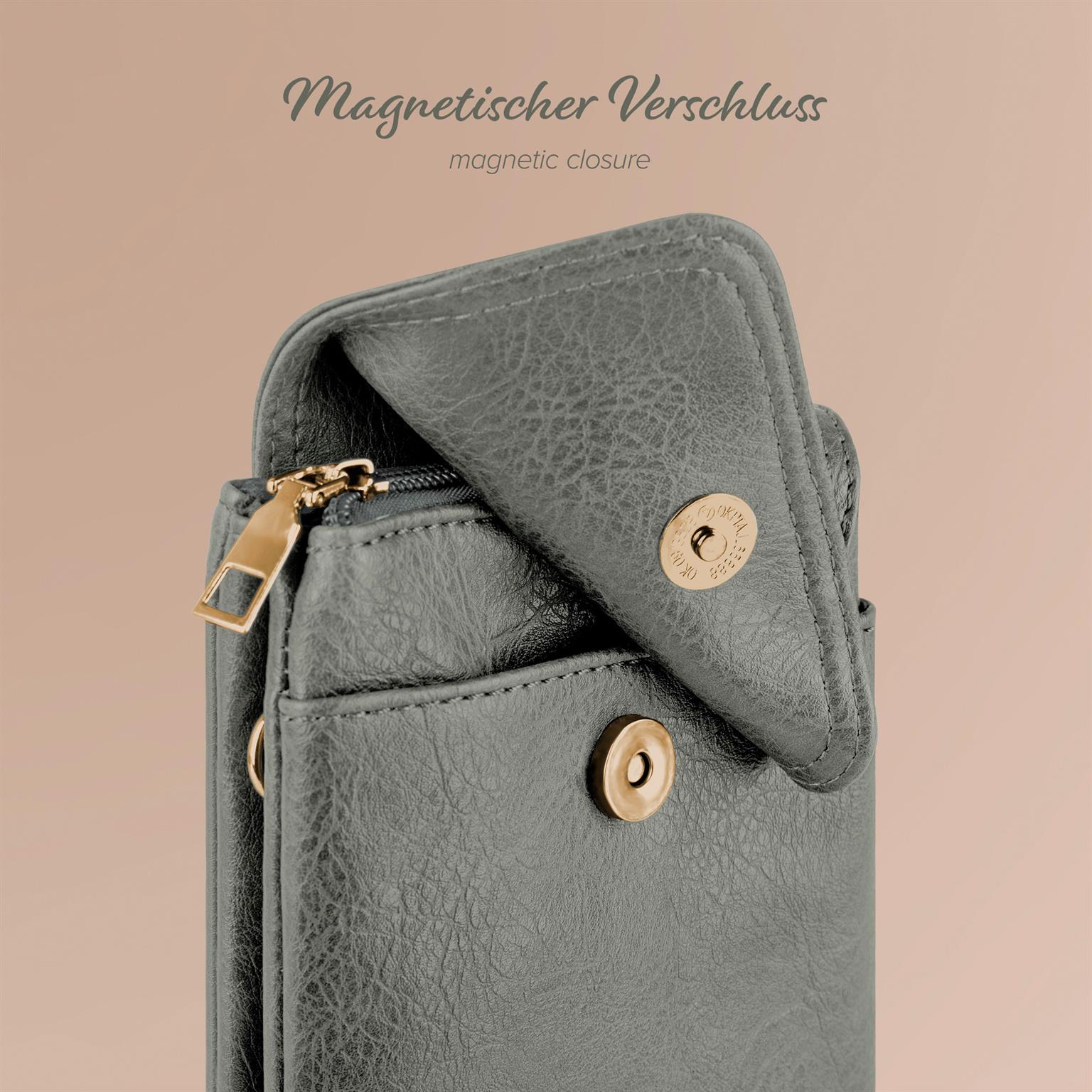 moex Handytasche zum Umhängen für Damen aus Leder – Classic Sling – Weiteres Produktbild 7 moex Handytasche zum Umhängen für Damen aus Leder – Classic Sling – Weiteres Produktbild 7