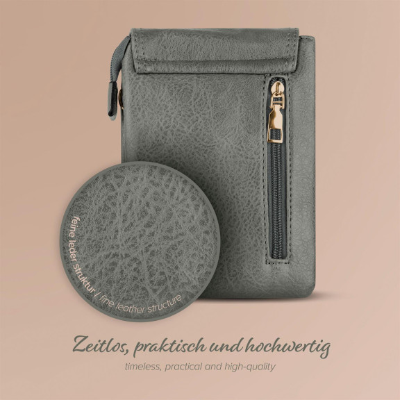 moex Handytasche zum Umhängen für Damen aus Leder – Classic Sling – Weiteres Produktbild 8