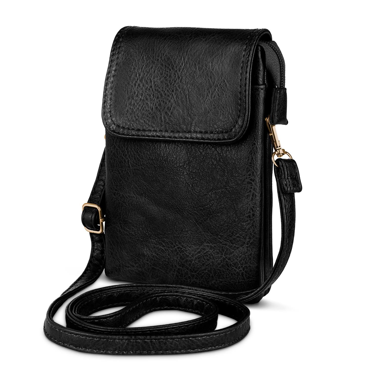 moex Handytasche zum Umhängen für Damen aus Leder – Classic Sling – Weiteres Produktbild 1 moex Handytasche zum Umhängen für Damen aus Leder – Classic Sling – Weiteres Produktbild 1