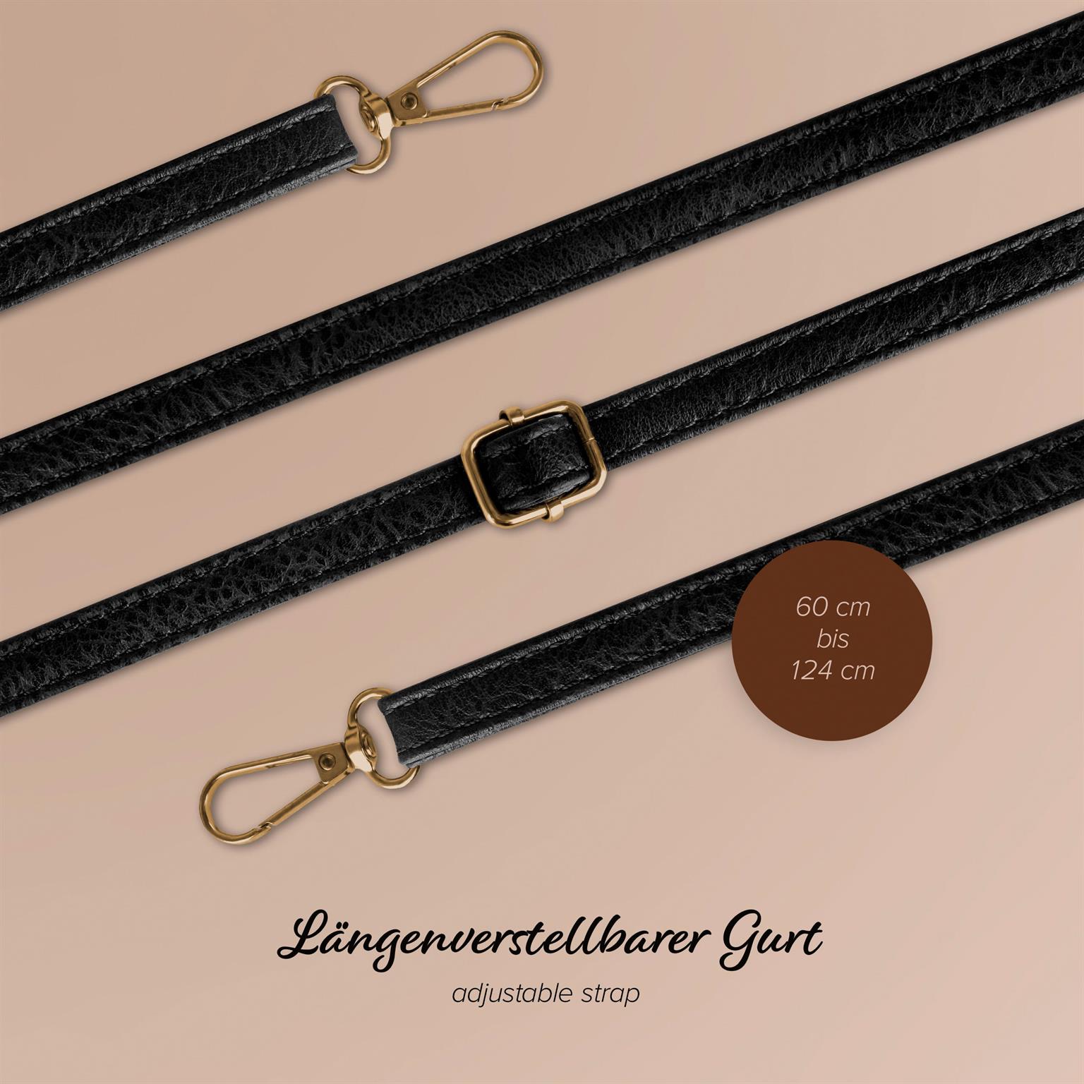 moex Handytasche zum Umhängen für Damen aus Leder – Classic Sling – Weiteres Produktbild 4