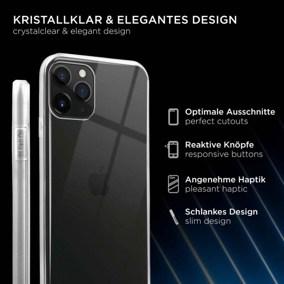 ONEFLOW Clear Case iPhone 11 Pro Max Silikonhülle transparent – Weiteres Produktbild 2