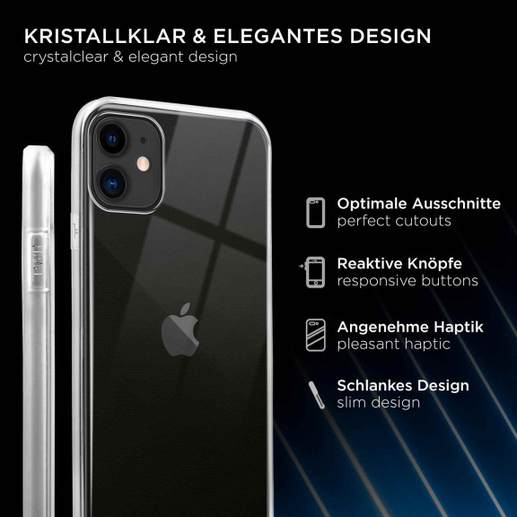 ONEFLOW Clear Case iPhone 11 Silikonhülle transparent – Weiteres Produktbild 2