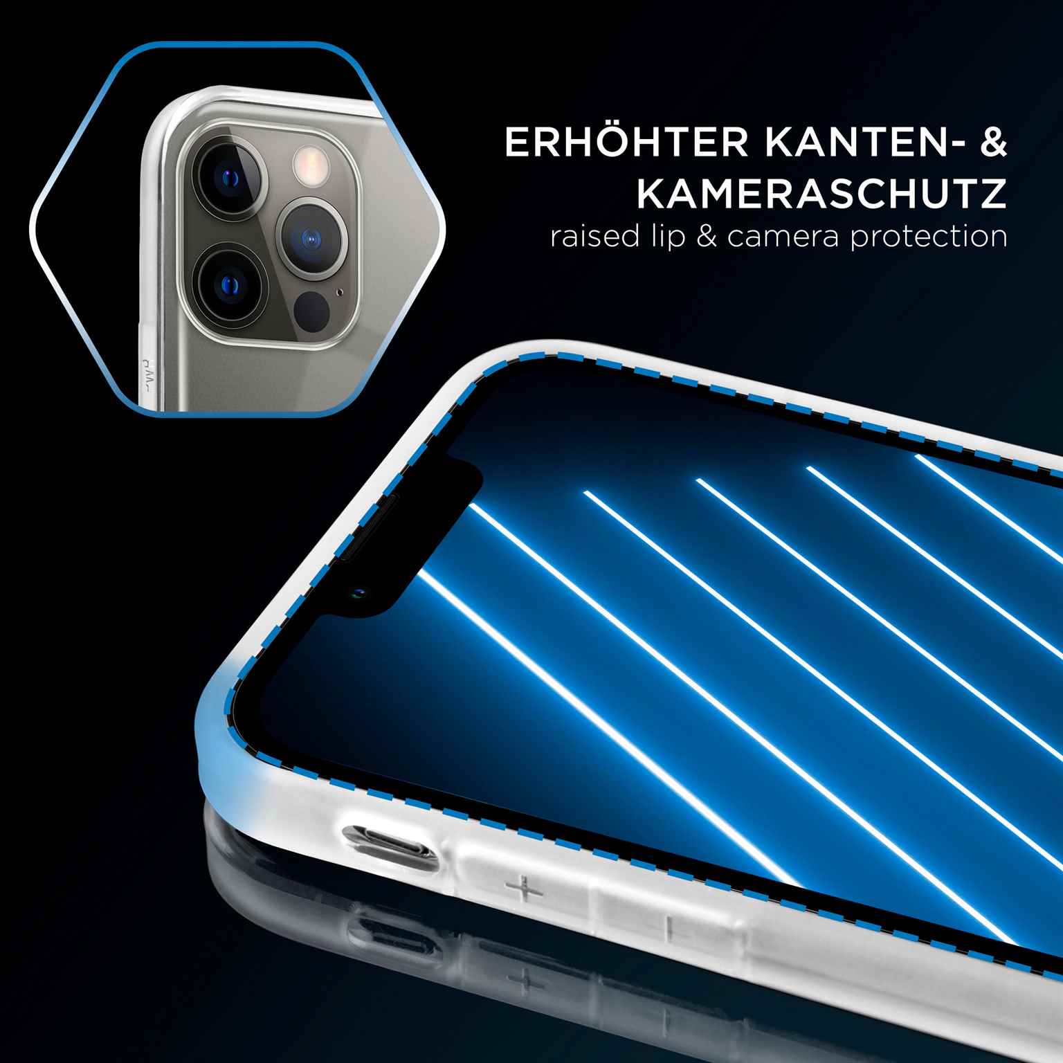 ONEFLOW Clear Case iPhone 12 Pro Max Silikonhülle transparent – Weiteres Produktbild 3 ONEFLOW Clear Case iPhone 12 Pro Max Silikonhülle transparent – Weiteres Produktbild 3