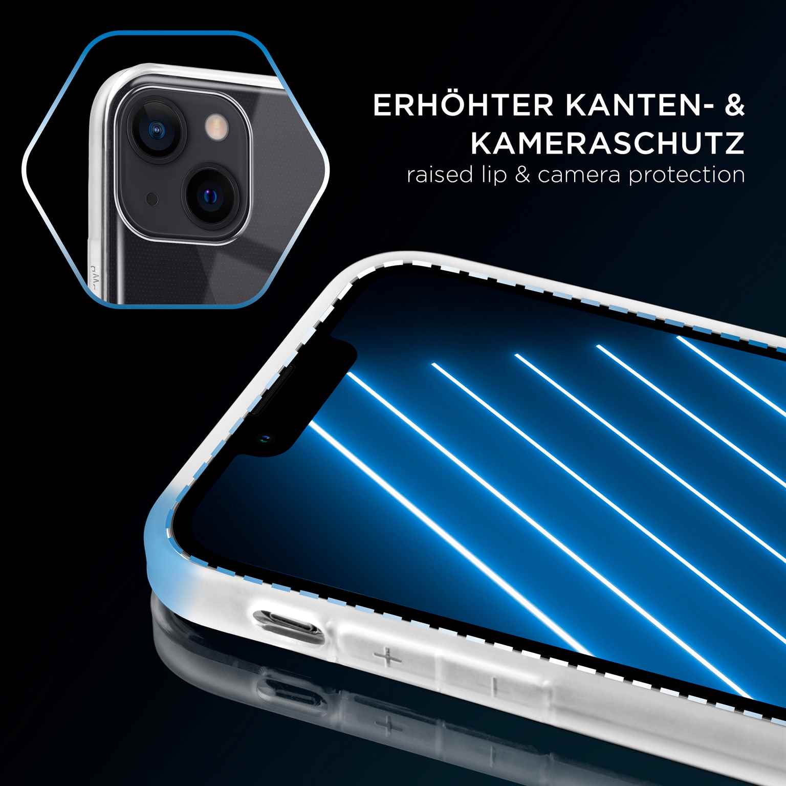 ONEFLOW Clear Case iPhone 14 Silikonhülle transparent – Weiteres Produktbild 3 ONEFLOW Clear Case iPhone 14 Silikonhülle transparent – Weiteres Produktbild 3