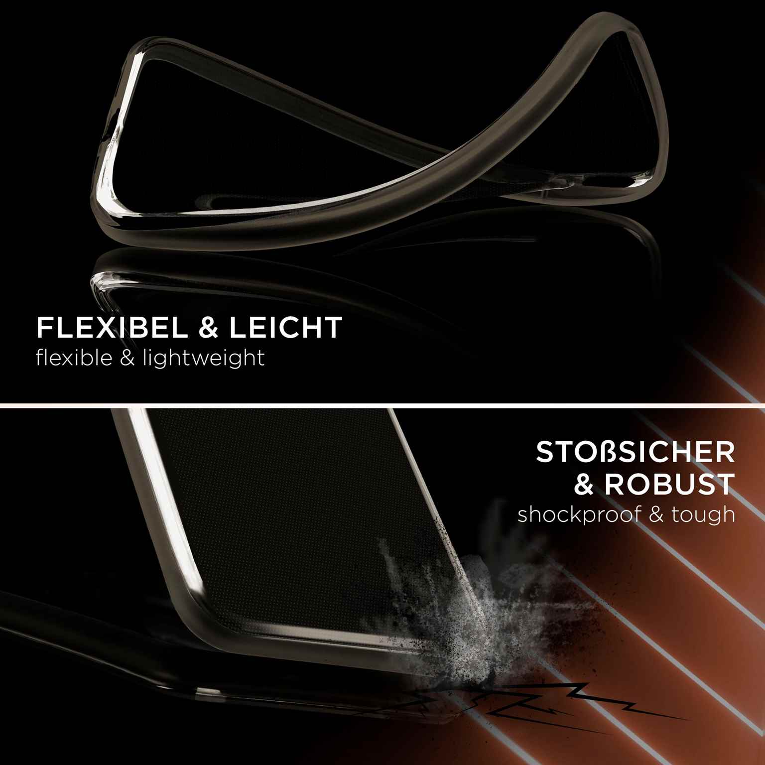ONEFLOW Clear Case iPhone 5 Silikonhülle transparent – Weiteres Produktbild 4