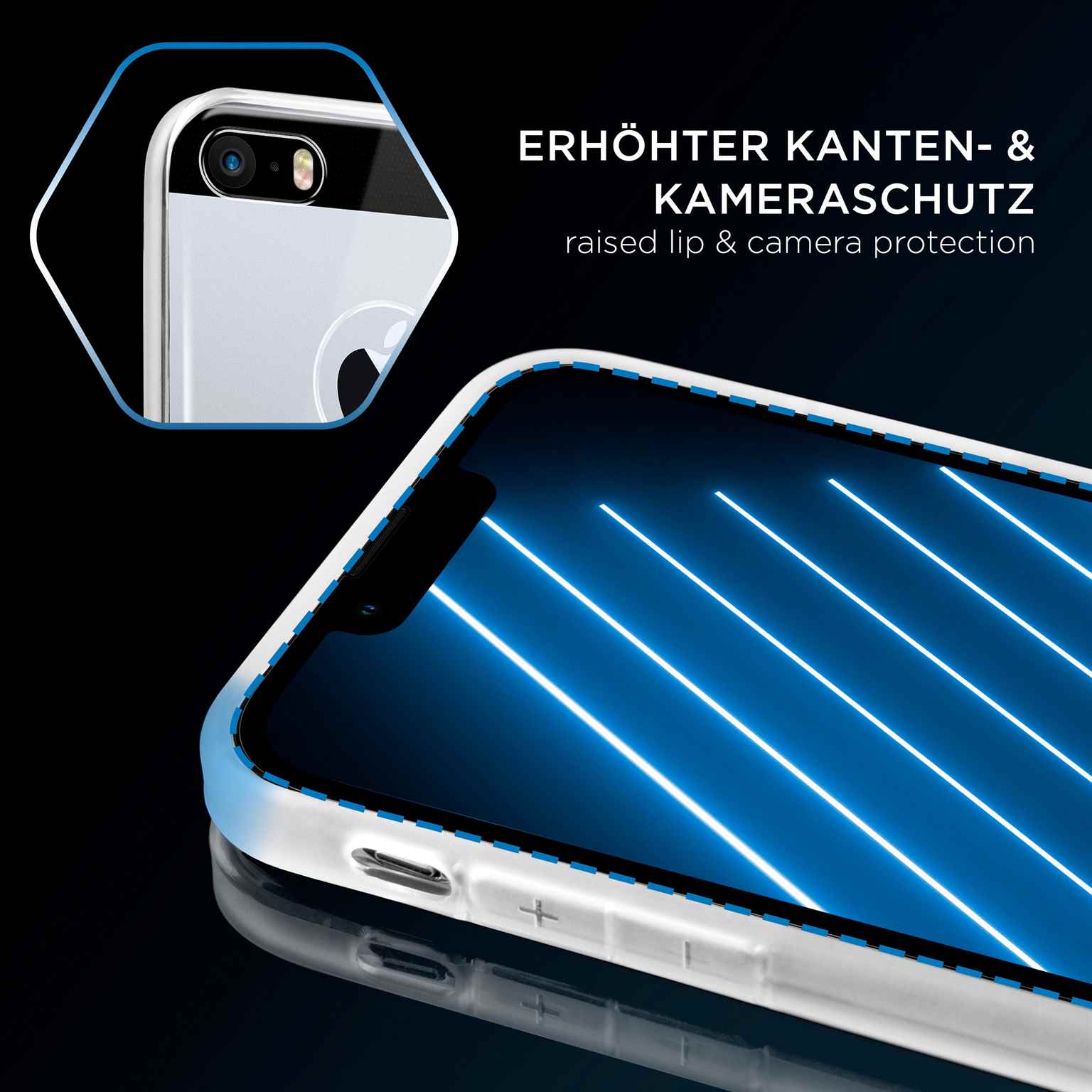 ONEFLOW Clear Case iPhone 5 Silikonhülle transparent – Weiteres Produktbild 2