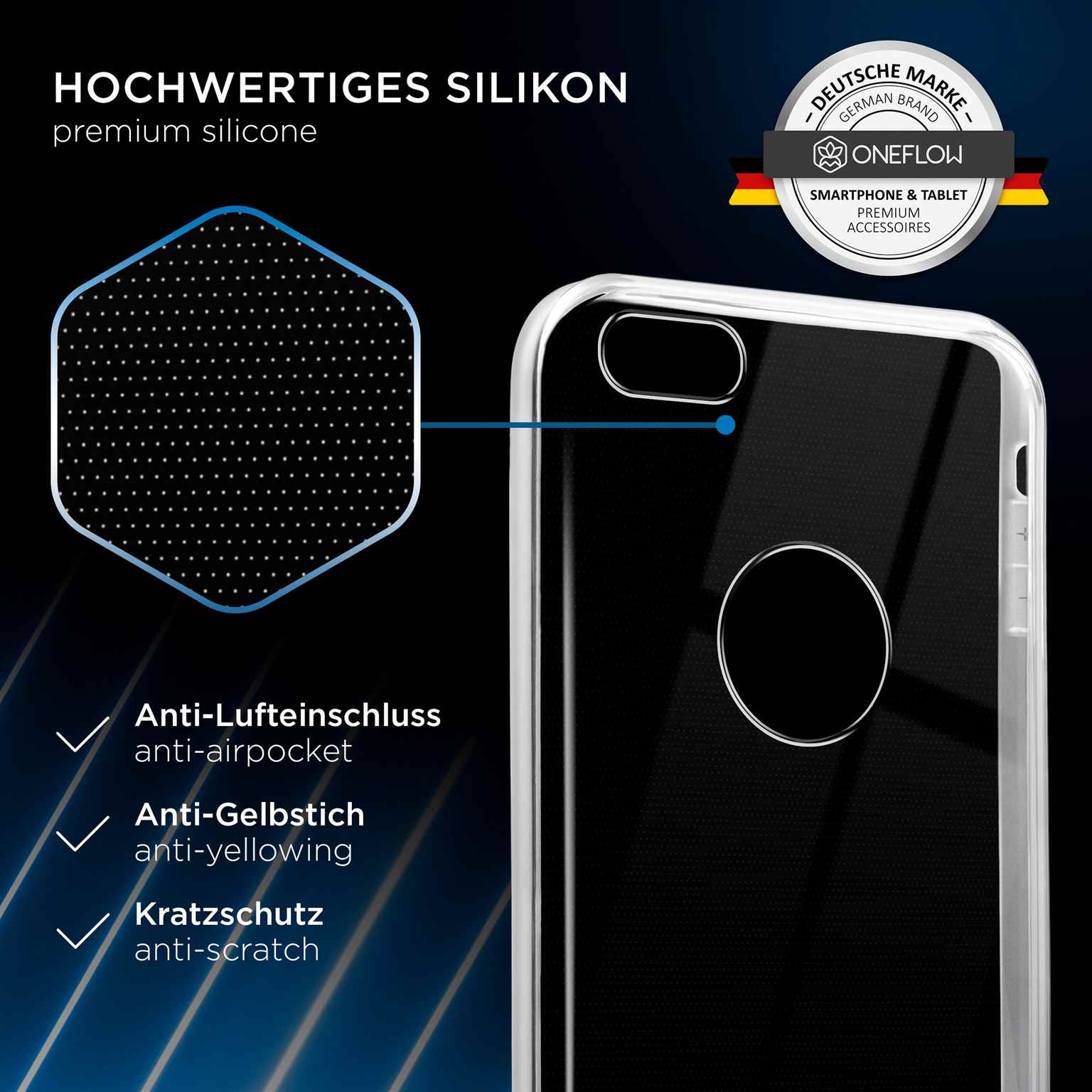 ONEFLOW Clear Case iPhone 5 Silikonhülle transparent – Weiteres Produktbild 3