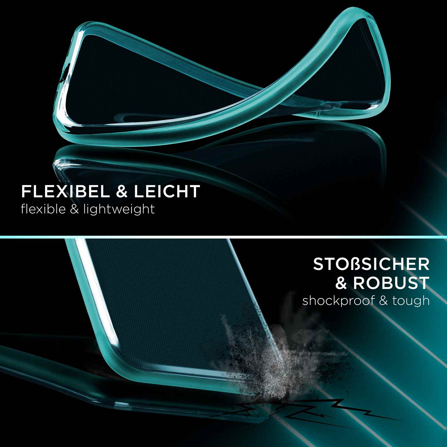 ONEFLOW Clear Case iPhone 5 Silikonhülle transparent – Weiteres Produktbild 5