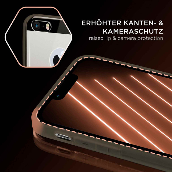 ONEFLOW Clear Case iPhone 5s Silikonhülle transparent – Weiteres Produktbild 3 ONEFLOW Clear Case iPhone 5s Silikonhülle transparent – Weiteres Produktbild 3