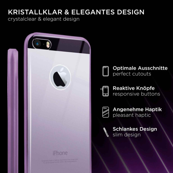 ONEFLOW Clear Case iPhone 5s Silikonhülle transparent – Weiteres Produktbild 2 ONEFLOW Clear Case iPhone 5s Silikonhülle transparent – Weiteres Produktbild 2