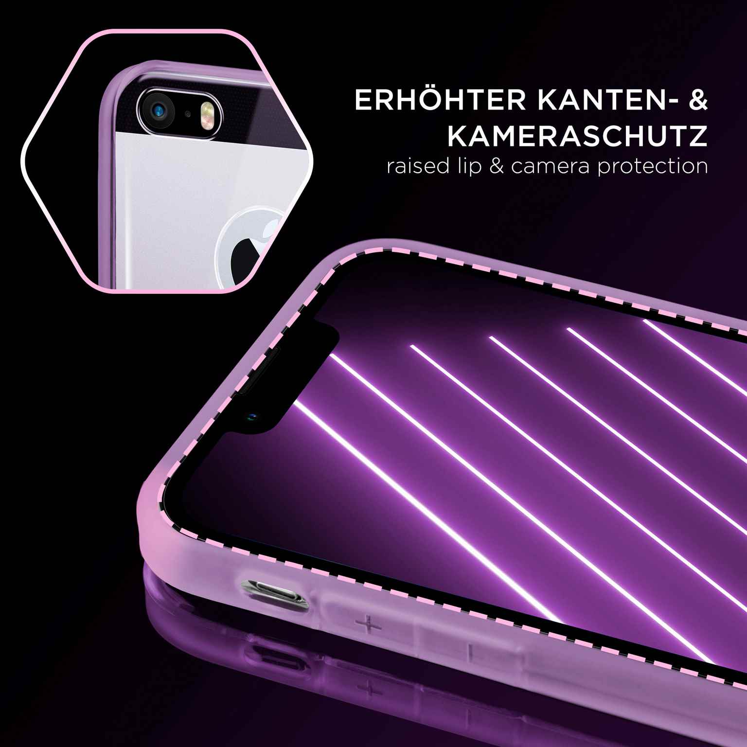 ONEFLOW Clear Case iPhone 5s Silikonhülle transparent – Weiteres Produktbild 3 ONEFLOW Clear Case iPhone 5s Silikonhülle transparent – Weiteres Produktbild 3