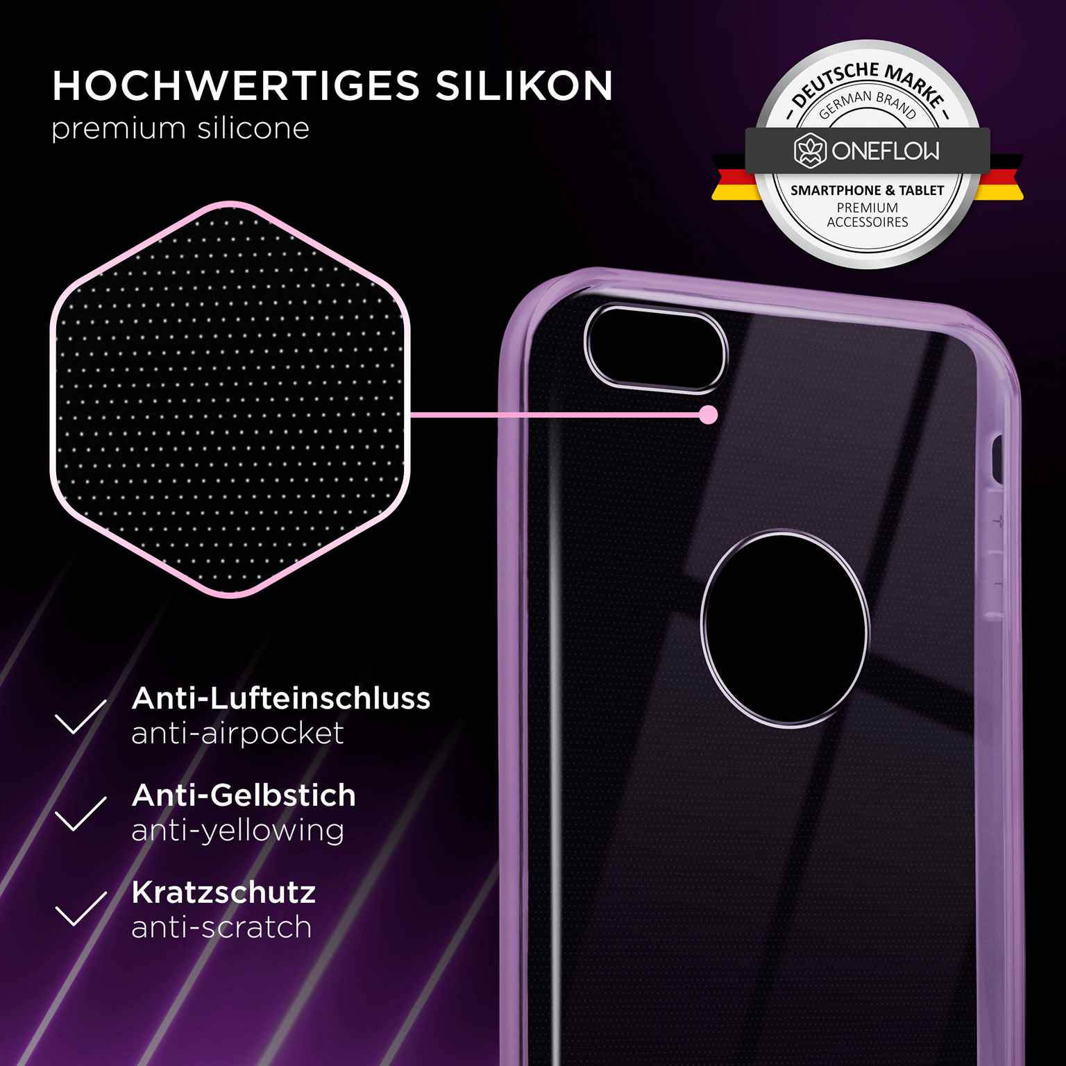 ONEFLOW Clear Case iPhone 5s Silikonhülle transparent – Weiteres Produktbild 4 ONEFLOW Clear Case iPhone 5s Silikonhülle transparent – Weiteres Produktbild 4