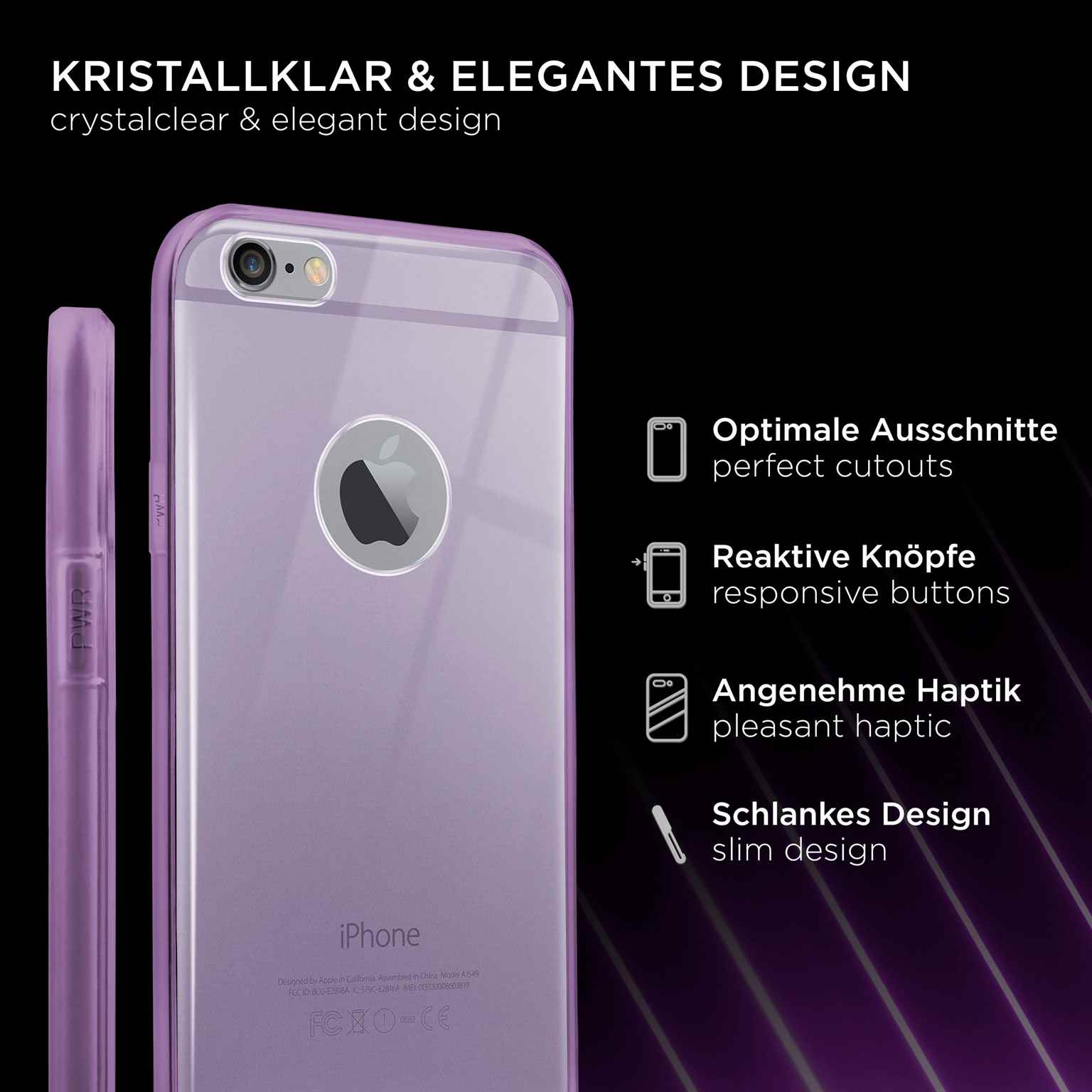 ONEFLOW Clear Case iPhone 6 Silikonhülle transparent – Weiteres Produktbild 2 ONEFLOW Clear Case iPhone 6 Silikonhülle transparent – Weiteres Produktbild 2