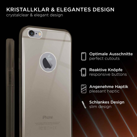 ONEFLOW Clear Case iPhone 6s Silikonhülle transparent – Weiteres Produktbild 2
