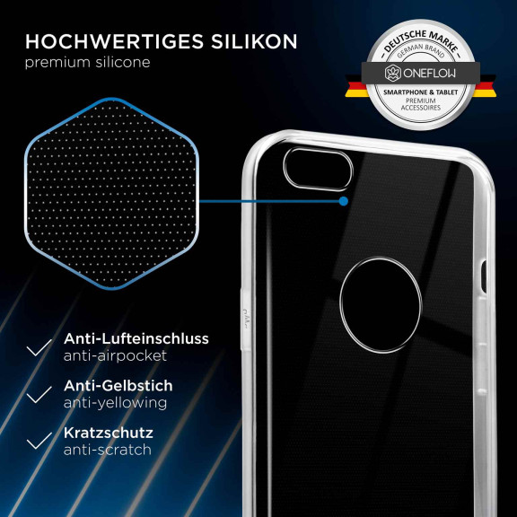 ONEFLOW Clear Case iPhone 6s Silikonhülle transparent – Weiteres Produktbild 4 ONEFLOW Clear Case iPhone 6s Silikonhülle transparent – Weiteres Produktbild 4
