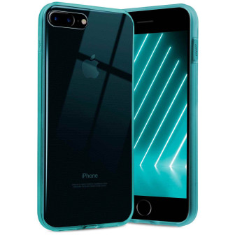 ONEFLOW Clear Case iPhone 8 Plus Silikonhülle transparent – Aqua-Cyan ONEFLOW Clear Case iPhone 8 Plus Silikonhülle transparent – Aqua-Cyan