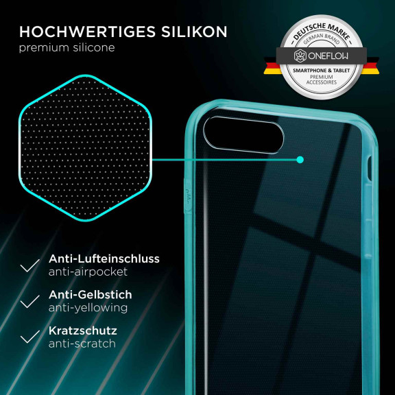 ONEFLOW Clear Case iPhone 8 Plus Silikonhülle transparent – Weiteres Produktbild 4 ONEFLOW Clear Case iPhone 8 Plus Silikonhülle transparent – Weiteres Produktbild 4
