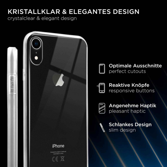ONEFLOW Clear Case iPhone XR Silikonhülle transparent – Weiteres Produktbild 2 ONEFLOW Clear Case iPhone XR Silikonhülle transparent – Weiteres Produktbild 2