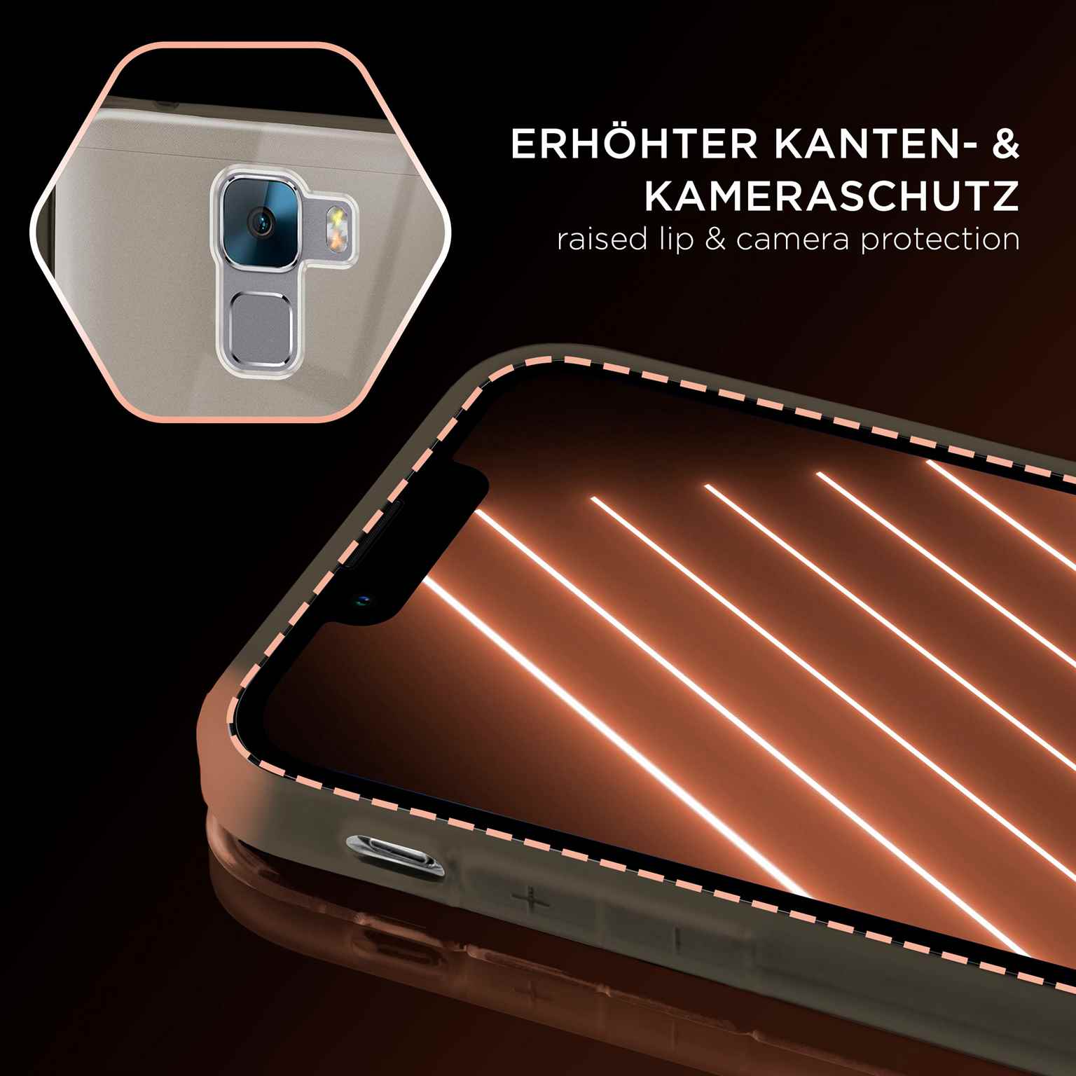 ONEFLOW Clear Case Huawei Honor 7 Silikonhülle transparent – Weiteres Produktbild 3 ONEFLOW Clear Case Huawei Honor 7 Silikonhülle transparent – Weiteres Produktbild 3