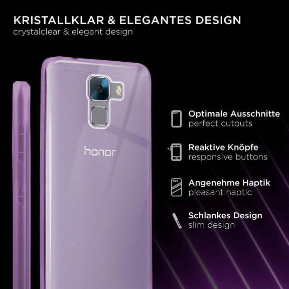 ONEFLOW Clear Case Huawei Honor 7 Silikonhülle transparent – Weiteres Produktbild 2
