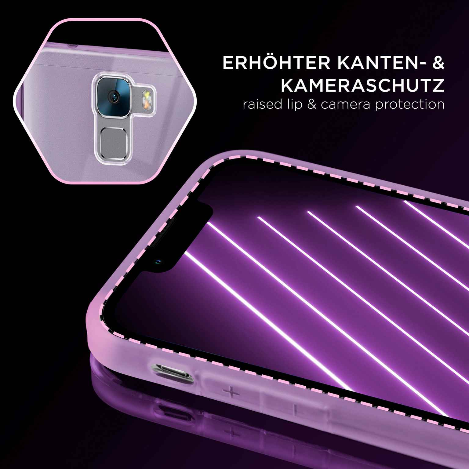 ONEFLOW Clear Case Huawei Honor 7 Premium Silikonhülle transparent – Weiteres Produktbild 3