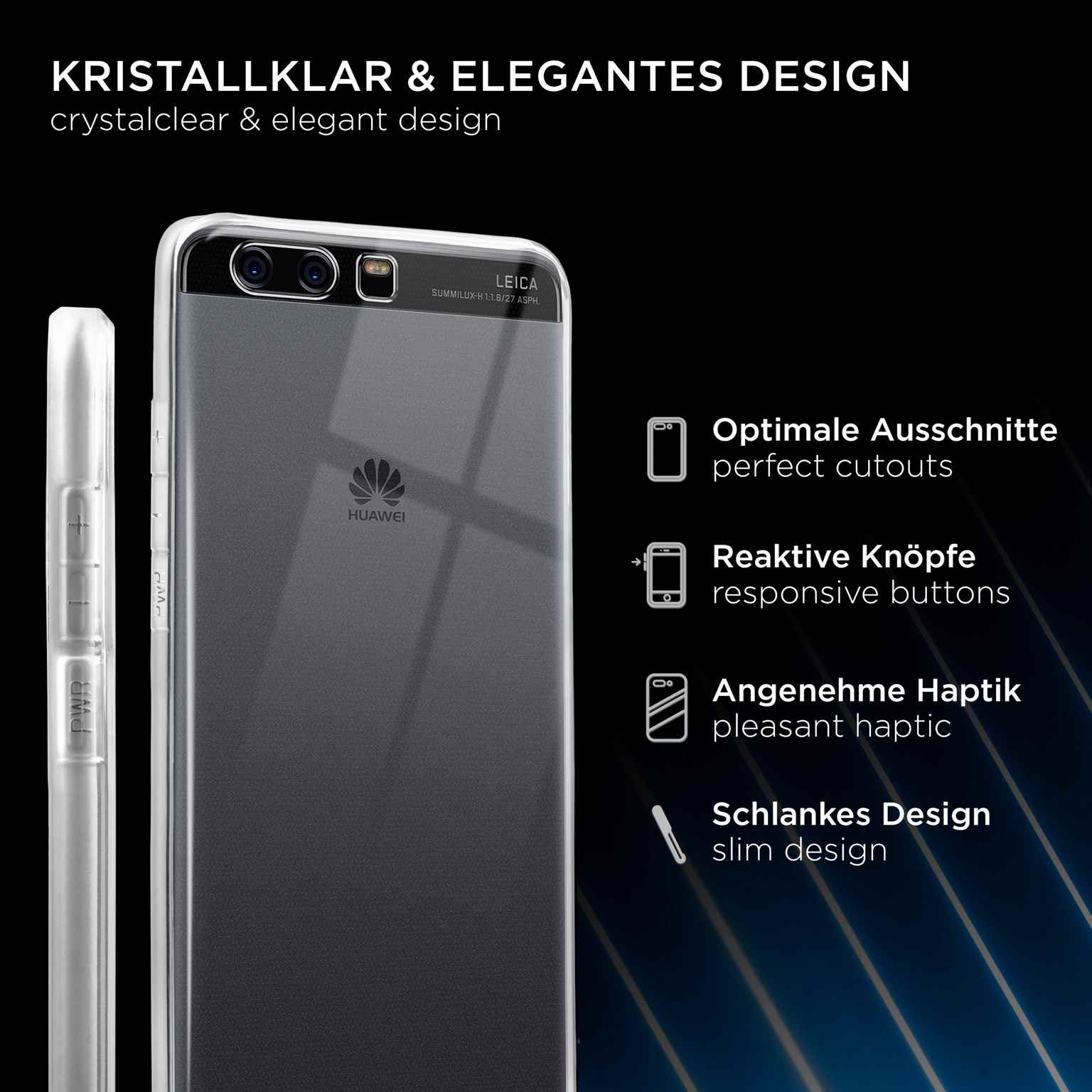 ONEFLOW Clear Case Huawei P10 Silikonhülle transparent – Weiteres Produktbild 2 ONEFLOW Clear Case Huawei P10 Silikonhülle transparent – Weiteres Produktbild 2