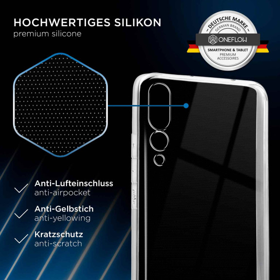 ONEFLOW Clear Case Huawei P20 Pro Silikonhülle transparent – Weiteres Produktbild 4