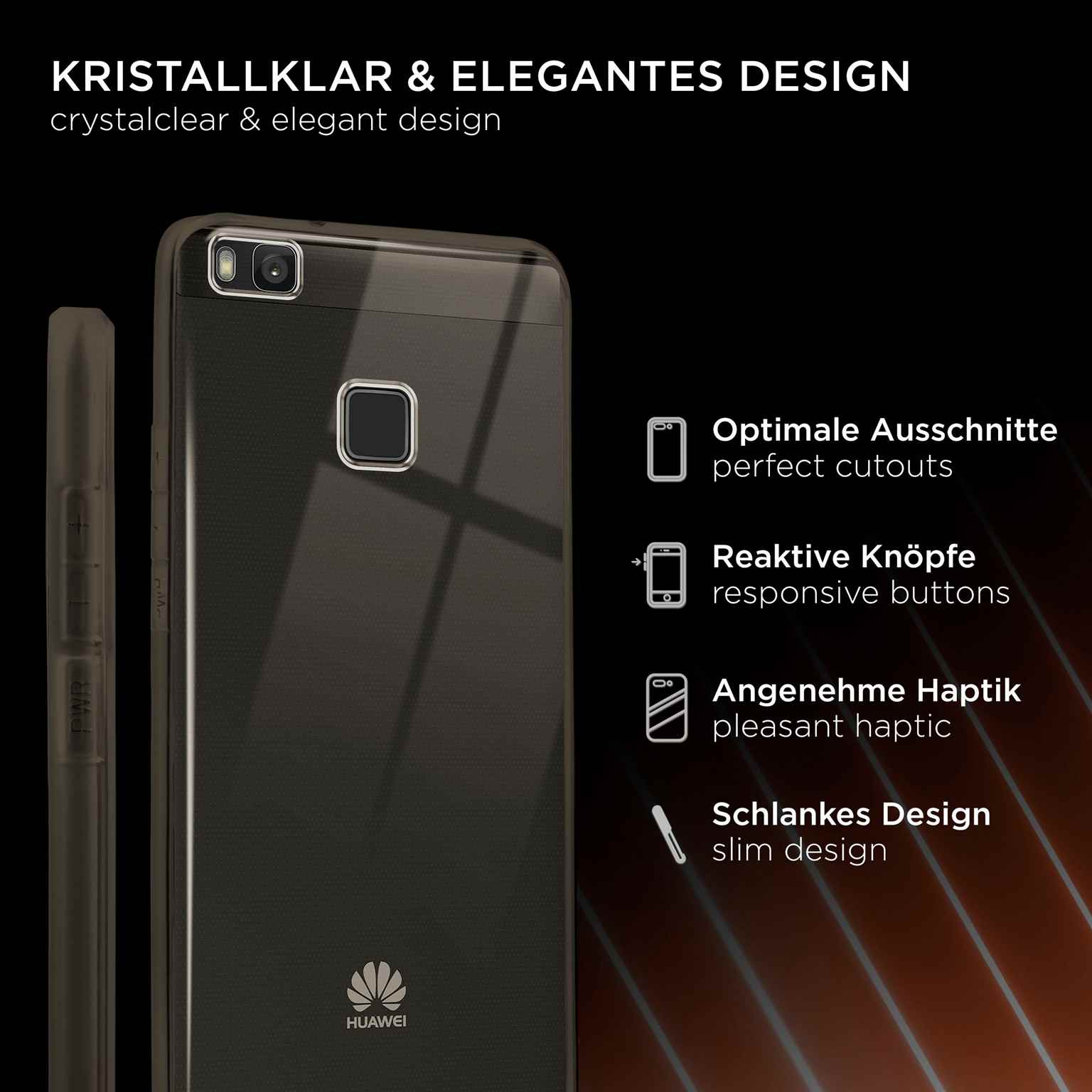 ONEFLOW Clear Case Huawei P9 Lite Silikonhülle transparent – Weiteres Produktbild 2 ONEFLOW Clear Case Huawei P9 Lite Silikonhülle transparent – Weiteres Produktbild 2