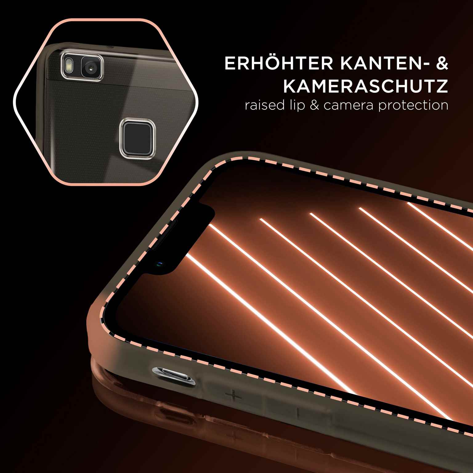 ONEFLOW Clear Case Huawei P9 Lite Silikonhülle transparent – Weiteres Produktbild 3