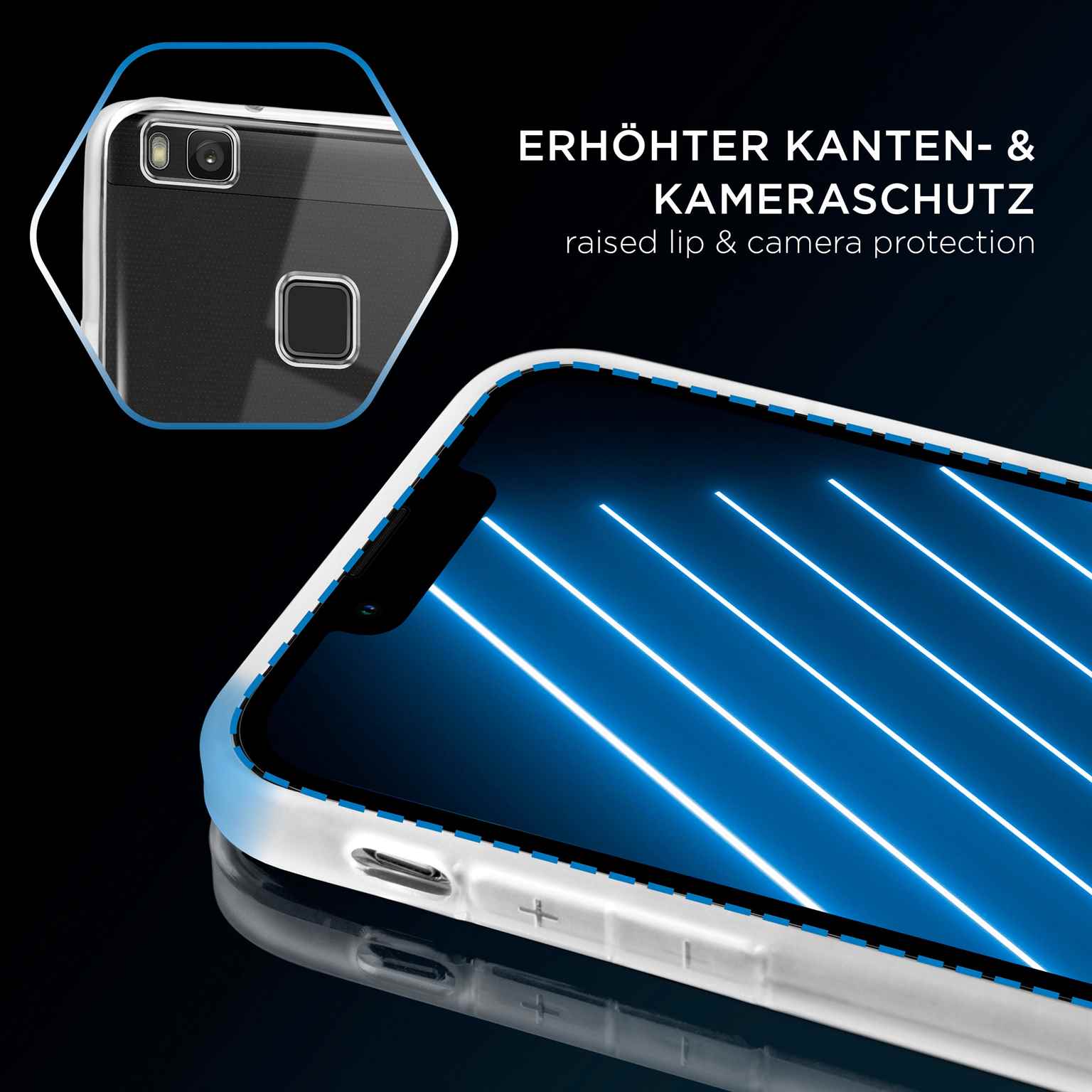 ONEFLOW Clear Case Huawei P9 Lite Silikonhülle transparent – Weiteres Produktbild 3 ONEFLOW Clear Case Huawei P9 Lite Silikonhülle transparent – Weiteres Produktbild 3