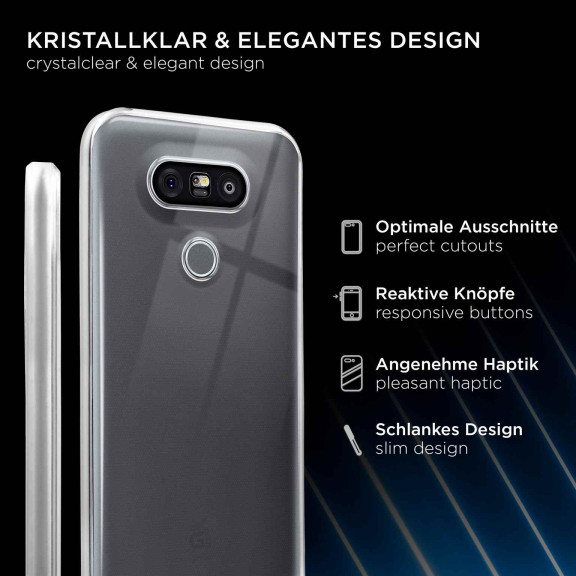 ONEFLOW Clear Case LG G5 Silikonhülle transparent – Weiteres Produktbild 2