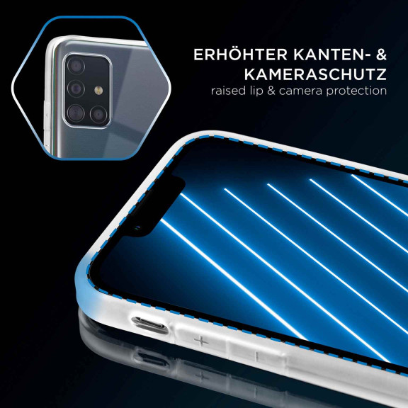 ONEFLOW Clear Case Samsung Galaxy A51 Silikonhülle transparent – Weiteres Produktbild 3 ONEFLOW Clear Case Samsung Galaxy A51 Silikonhülle transparent – Weiteres Produktbild 3