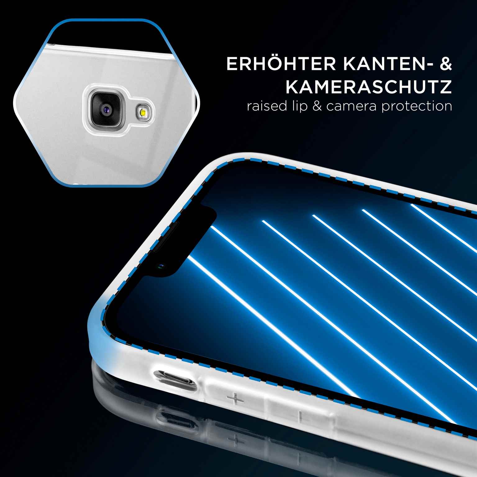 ONEFLOW Clear Case Samsung Galaxy A7 (2016) Silikonhülle transparent – Weiteres Produktbild 3 ONEFLOW Clear Case Samsung Galaxy A7 (2016) Silikonhülle transparent – Weiteres Produktbild 3