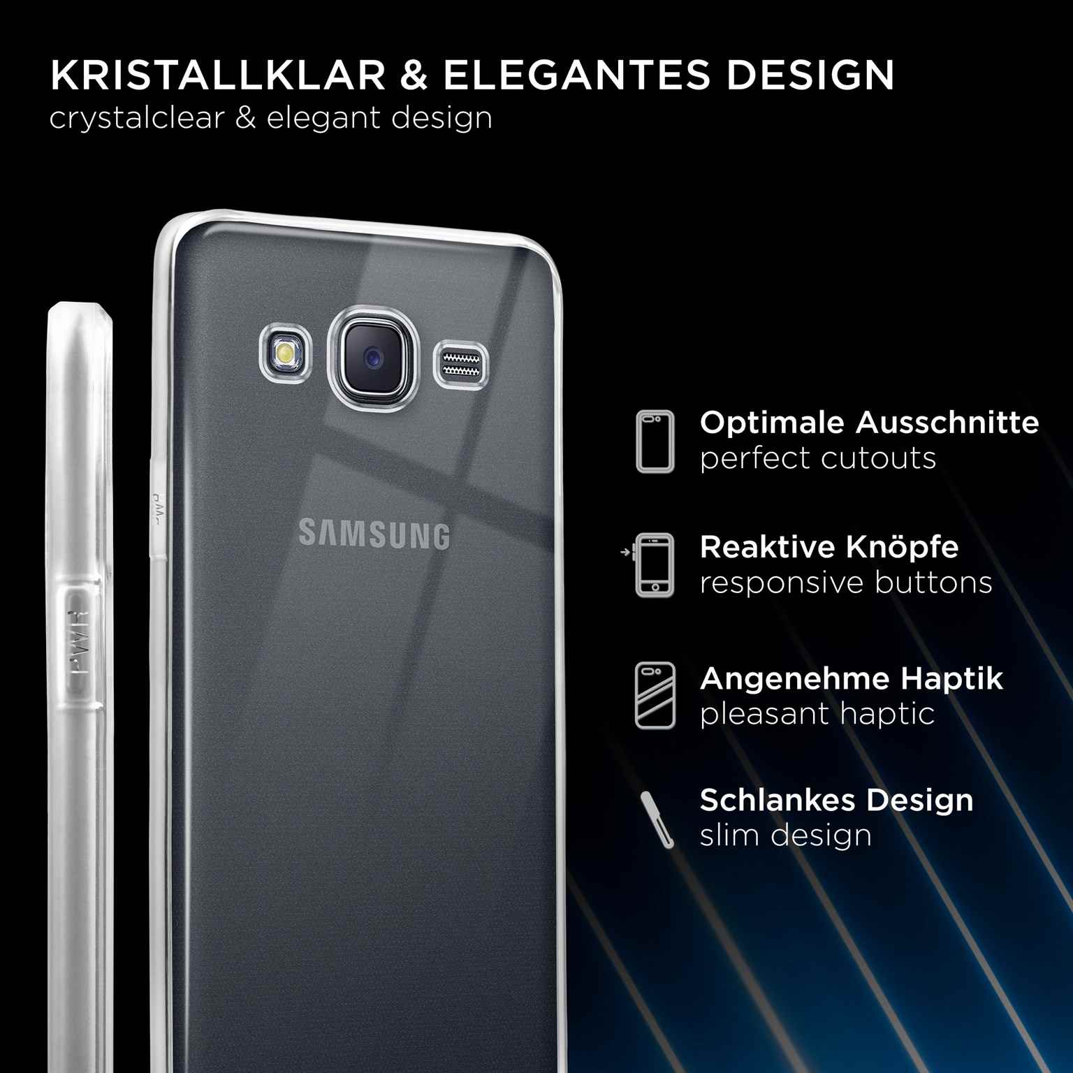 ONEFLOW Clear Case Samsung Galaxy J5 (2015) Silikonhülle transparent – Weiteres Produktbild 2 ONEFLOW Clear Case Samsung Galaxy J5 (2015) Silikonhülle transparent – Weiteres Produktbild 2