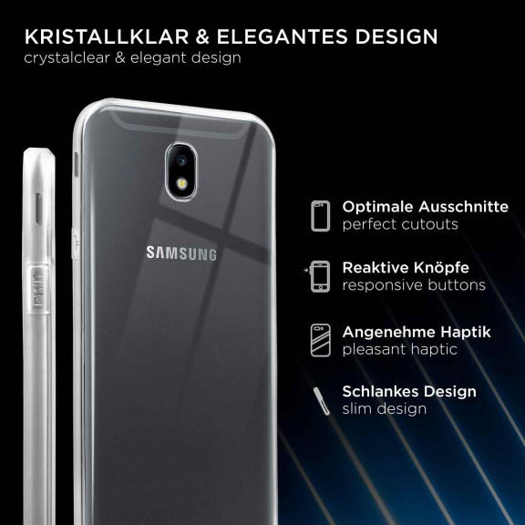 ONEFLOW Clear Case Samsung Galaxy J7 (2017) Silikonhülle transparent – Weiteres Produktbild 2 ONEFLOW Clear Case Samsung Galaxy J7 (2017) Silikonhülle transparent – Weiteres Produktbild 2