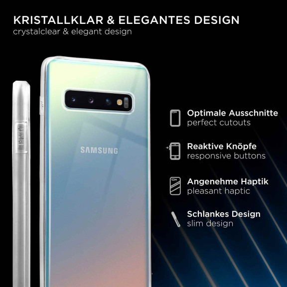ONEFLOW Clear Case Samsung Galaxy S10 Plus Silikonhülle transparent – Weiteres Produktbild 2 ONEFLOW Clear Case Samsung Galaxy S10 Plus Silikonhülle transparent – Weiteres Produktbild 2