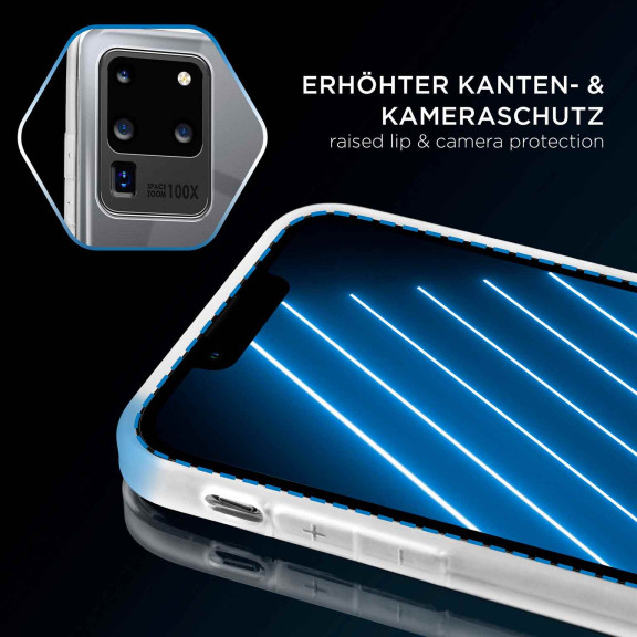 ONEFLOW Clear Case Samsung Galaxy S20 Ultra 5G Silikonhülle transparent – Weiteres Produktbild 3