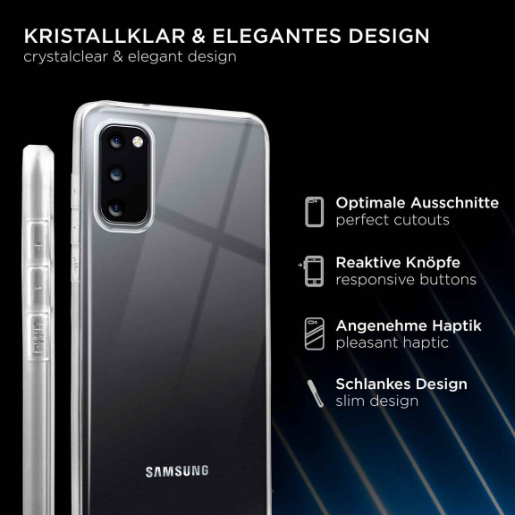 ONEFLOW Clear Case Samsung Galaxy S20 Silikonhülle transparent – Weiteres Produktbild 2 ONEFLOW Clear Case Samsung Galaxy S20 Silikonhülle transparent – Weiteres Produktbild 2