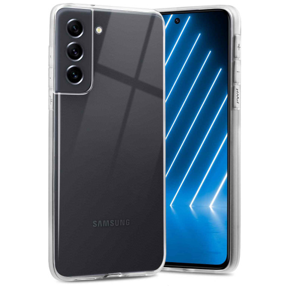 ONEFLOW Clear Case Samsung Galaxy S21 FE 5G Silikonhülle transparent – Weiteres Produktbild 1