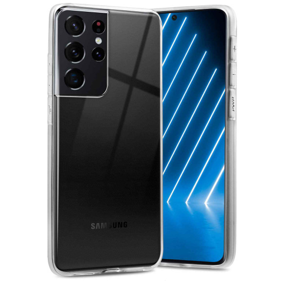 ONEFLOW Clear Case Samsung Galaxy S21 Ultra Silikonhülle transparent – Weiteres Produktbild 1