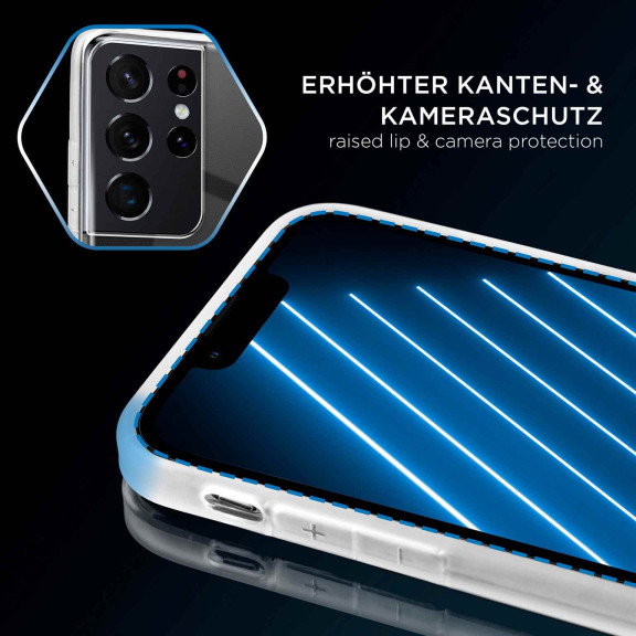 ONEFLOW Clear Case Samsung Galaxy S21 Ultra Silikonhülle transparent – Weiteres Produktbild 3 ONEFLOW Clear Case Samsung Galaxy S21 Ultra Silikonhülle transparent – Weiteres Produktbild 3