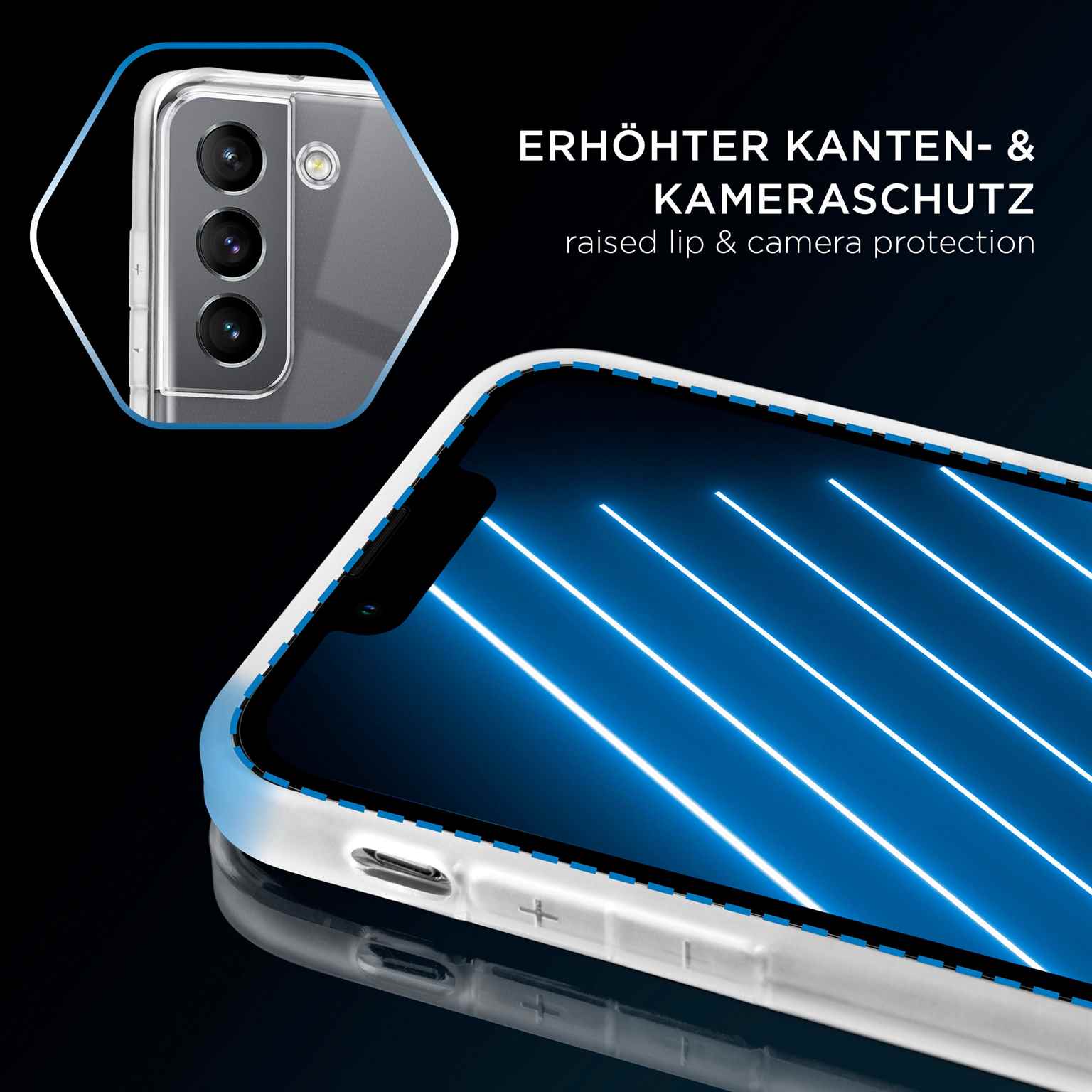 ONEFLOW Clear Case Samsung Galaxy S21 Silikonhülle transparent – Weiteres Produktbild 3 ONEFLOW Clear Case Samsung Galaxy S21 Silikonhülle transparent – Weiteres Produktbild 3