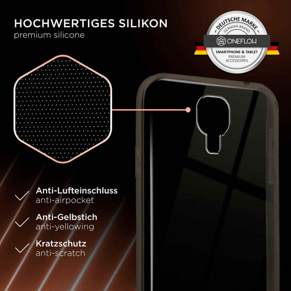 ONEFLOW Clear Case Samsung Galaxy S4 Silikonhülle transparent – Weiteres Produktbild 4