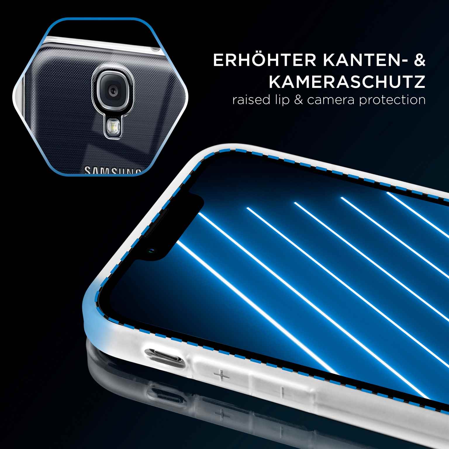 ONEFLOW Clear Case Samsung Galaxy S4 Silikonhülle transparent – Weiteres Produktbild 2