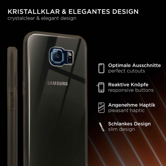 ONEFLOW Clear Case Samsung Galaxy S6 Silikonhülle transparent – Weiteres Produktbild 2 ONEFLOW Clear Case Samsung Galaxy S6 Silikonhülle transparent – Weiteres Produktbild 2